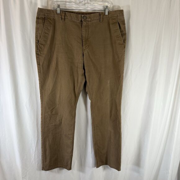 Bonobos Other - Bonobos Chino Pants Men's 40x32 Solid Brown Straight leg Cotton Blend